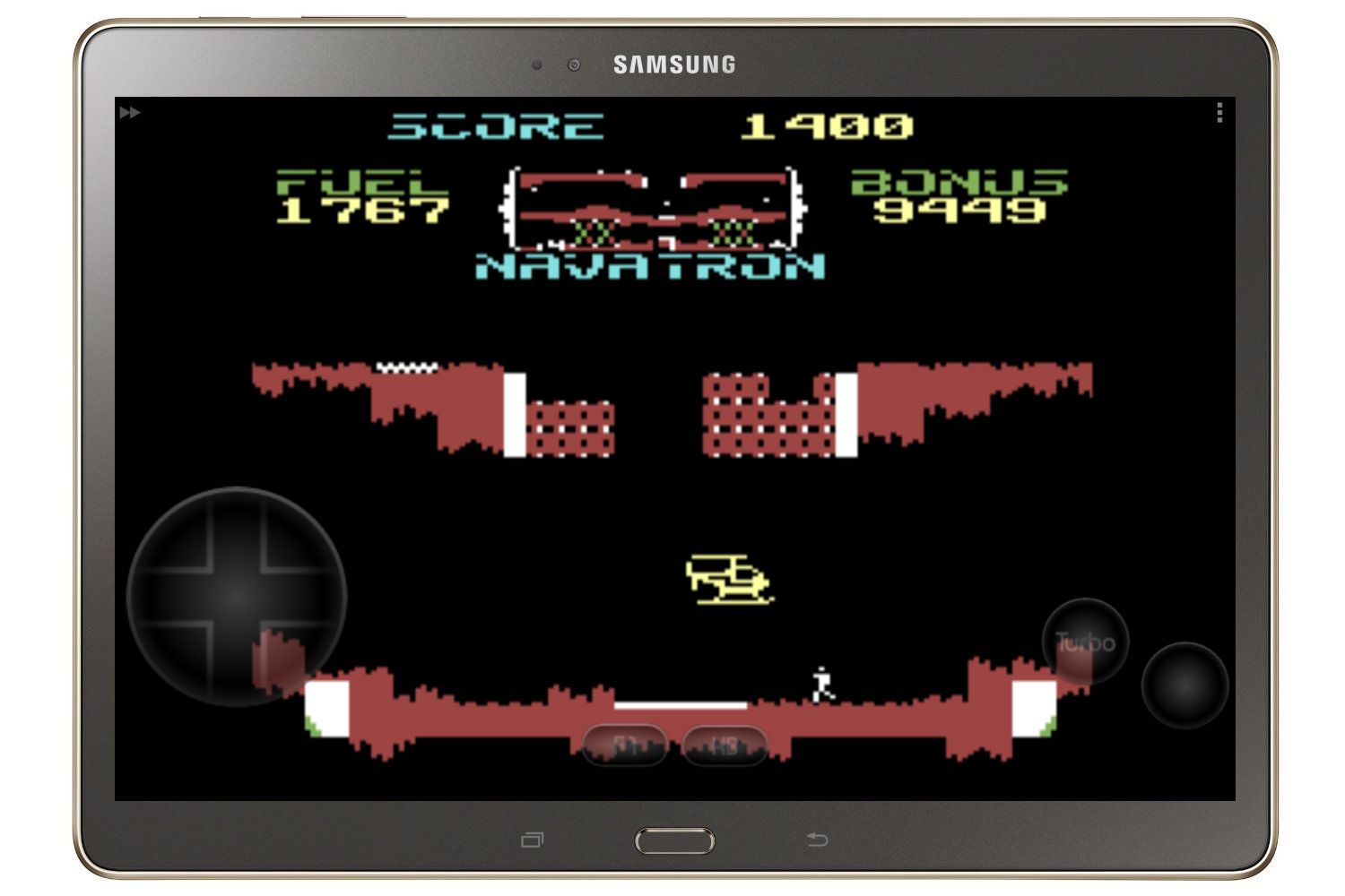 C64.emu on Samsung tablet
